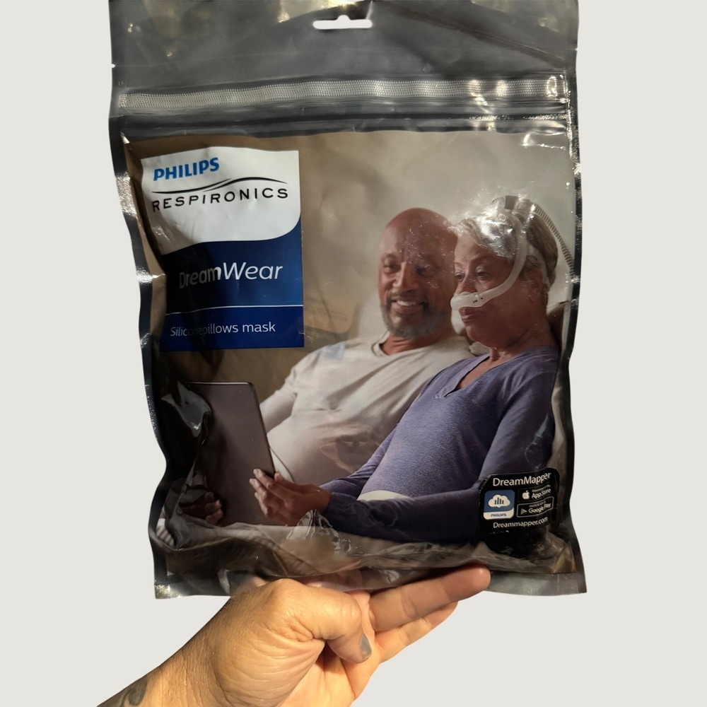 Philips Respironics DreamWear Silicone Pillows Mask FitPack 1146468 New